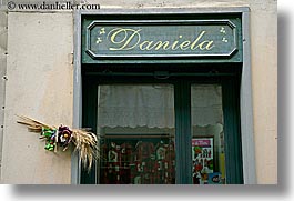 daniela, europe, flowers, horizontal, italy, scarperia, stores, towns, tuscany, photograph