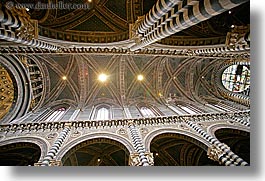 ceilings, churches, europe, horizontal, italy, religious, siena, towns, tuscany, photograph