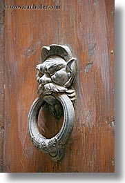 arts, chinese, door knocker, europe, italy, siena, towns, tuscany, vertical, photograph