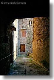 alleys, europe, italy, narrow, sorano, towns, tuscany, vertical, photograph
