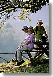 edith, europe, happy, italy, joyce, laugh, muriel, muriel edith, senior citizen, tourists, tuscany, vertical, womens, photograph