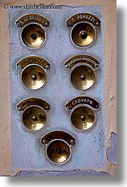 door bells, europe, italy, venecia, venezia, venice, vertical, photograph