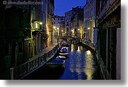 boats, canals, europe, horizontal, italy, nite, slow exposure, venecia, venezia, venice, photograph