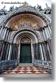 basilica, churches, europe, italy, san marco, st marks, venecia, venezia, venice, vertical, photograph