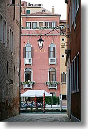 europe, hotels, italy, poles, rivers, streets, venecia, venezia, venice, vertical, photograph
