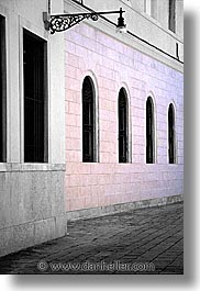 europe, italy, pink, streets, venecia, venezia, venice, vertical, walls, photograph