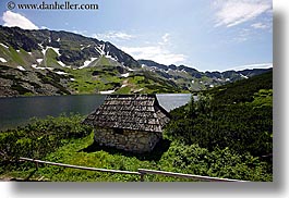 images/Europe/Poland/Landscapes/hut-by-lake-w-mtns-3.jpg