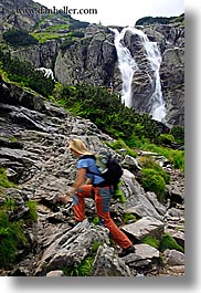 images/Europe/Poland/Waterfalls/woman-hiking-by-waterfall.jpg