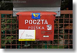 europe, horizontal, mailboxes, poland, polish, zakopane, photograph