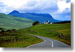 england, europe, horizontal, houses, roads, scenics, scotland, united kingdom, photograph