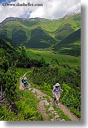 europe, hikers, mountains, slovakia, vertical, photograph