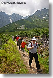 europe, hikers, mountains, slovakia, vertical, photograph