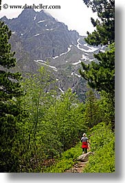 europe, hikers, mountains, slovakia, vertical, photograph