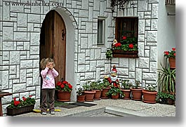 bohinj, europe, girls, horizontal, humor, little, people, playing, slovenia, photograph