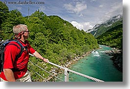 dreznica, europe, horizontal, men, mountains, richard, rivers, slovenia, viewing, photograph