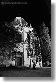 images/Europe/Slovenia/Ljubljana/Town/church-n-trees-at-nite-1-bw.jpg