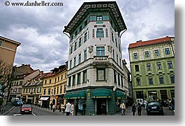 architectures, buildings, cities, europe, horizontal, ljubljana, renaissance, slovenia, towns, photograph