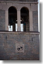 archways, clocks, europe, miscellaneous, slovenia, vertical, windows, photograph
