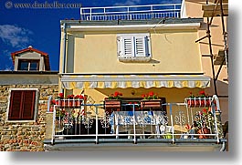 buildings, colorful, europe, horizontal, pirano, slovenia, photograph