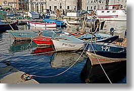 boats, europe, harbor, horizontal, pirano, slovenia, water, photograph