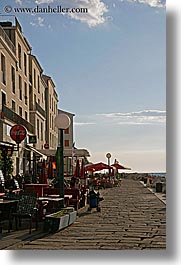 europe, piran, pirano, sidewalks, slovenia, vertical, photograph