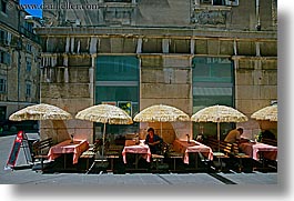 europe, horizontal, pirano, slovenia, staw, tables, photograph