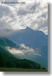 clouds, europe, mountains, mt krn, scenics, slovenia, vertical, photograph