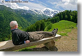 barry, barry goldberg, europe, groups, horizontal, men, mountains, scenics, slovenia, snowcaps, photograph