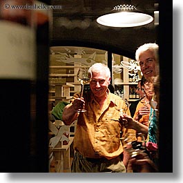 bottles, europe, groups, james, men, richard, richard bell, slovenia, square format, wine glass, wines, photograph