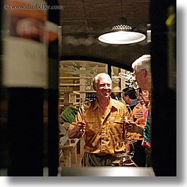 bottles, europe, groups, james, men, richard, richard bell, slovenia, square format, wines, photograph