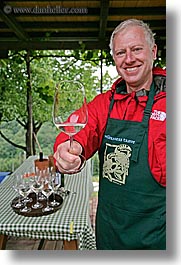 europe, groups, men, richard, richard bell, slovenia, vertical, white wine, wine glass, wines, photograph