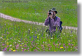 christie, europe, groups, horizontal, men, photographers, slovenia, stuart, wildflowers, photograph