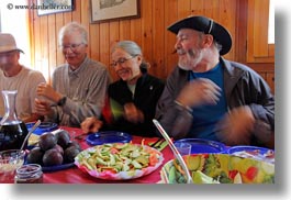 aiguestortes hike, allens, beards, emotions, europe, groups, happy, horizontal, laugh, people, polly, senior citizen, smiles, spain, stuart, photograph