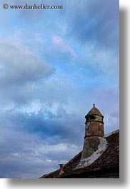chimney, clouds, echo, europe, spain, vertical, photograph