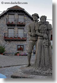 echo, europe, men, spain, statues, vertical, womens, photograph