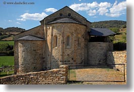 ancient, churches, estamariu, europe, horizontal, spain, photograph