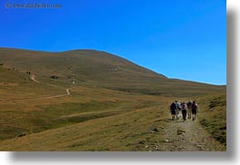 activities, estamariu, europe, hikers, hiking, horizontal, people, roads, spain, photograph