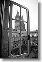 black and white, europe, other, scape, spain, vertical, windows, photograph