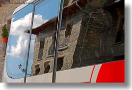 buildings, europe, horizontal, reflections, siresa, spain, photograph