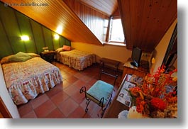bedrooms, europe, horizontal, hotel villa de torla, hotels, spain, torla, photograph