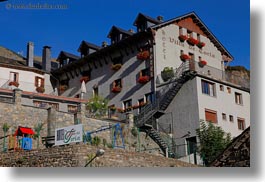 europe, facades, horizontal, hotel villa de torla, hotels, spain, torla, photograph