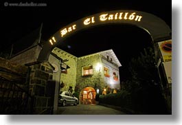 archways, bars, europe, glow, horizontal, lights, nite, slow exposure, spain, structures, torla, photograph