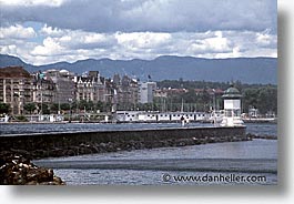 europe, geneva, horizontal, piers, switzerland, photograph