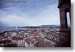 europe, geneva, horizontal, switzerland, tops, views, photograph