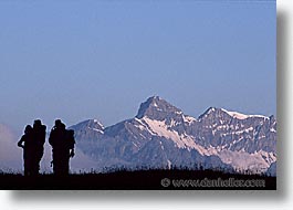 europe, hikers, horizontal, silhouettes, switzerland, photograph