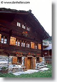 europe, houses, switzerland, vertical, photograph