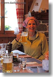 beers, emotions, europe, gasterntal valley, happy, kandersteg, people, smiles, switzerland, vertical, victoria, womens, photograph