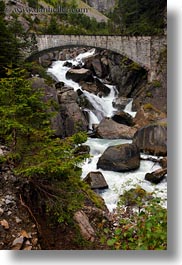 europe, gasterntal valley, kandersteg, switzerland, trees, vertical, waterfalls, photograph