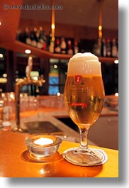 beers, europe, glasses, kandersteg, switzerland, vertical, wald hotel doldenhorn, photograph