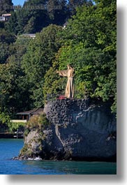 europe, jesus, lake lucerne, lucerne, rio, switzerland, vertical, photograph